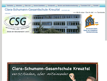 Tablet Screenshot of ge-kreuztal.de
